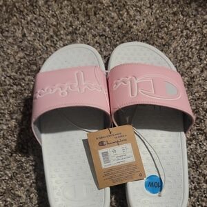 Champion Woman Pink Slide Sandals